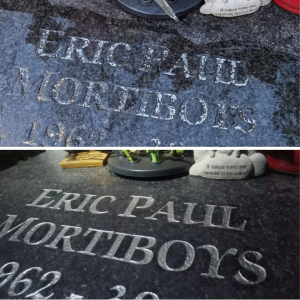 Silver leaf re-letter